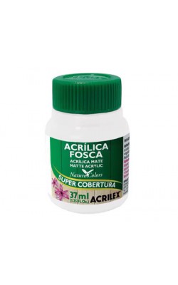 TINTA ACRILICA FOSCA 37ML ACRILEX BRANCO